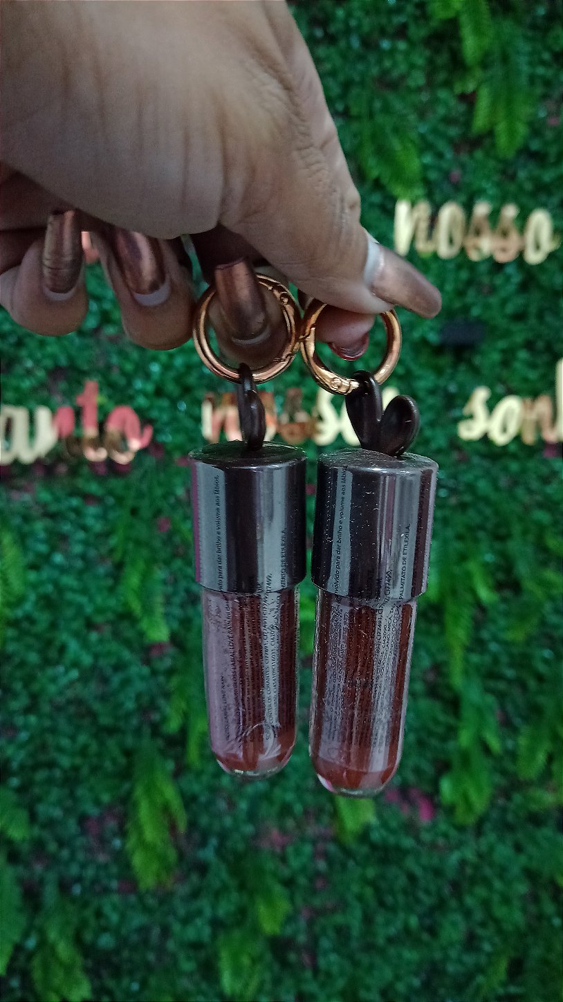 Lip Gloss Mel com Chaveiro Abelha Saras Beauty