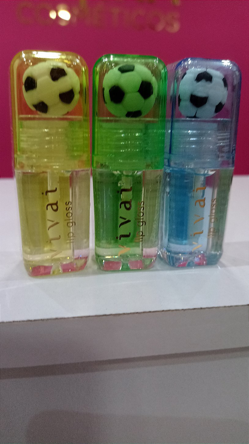 Lip Gloss Copa Vivai Brilho Labial Divertido
