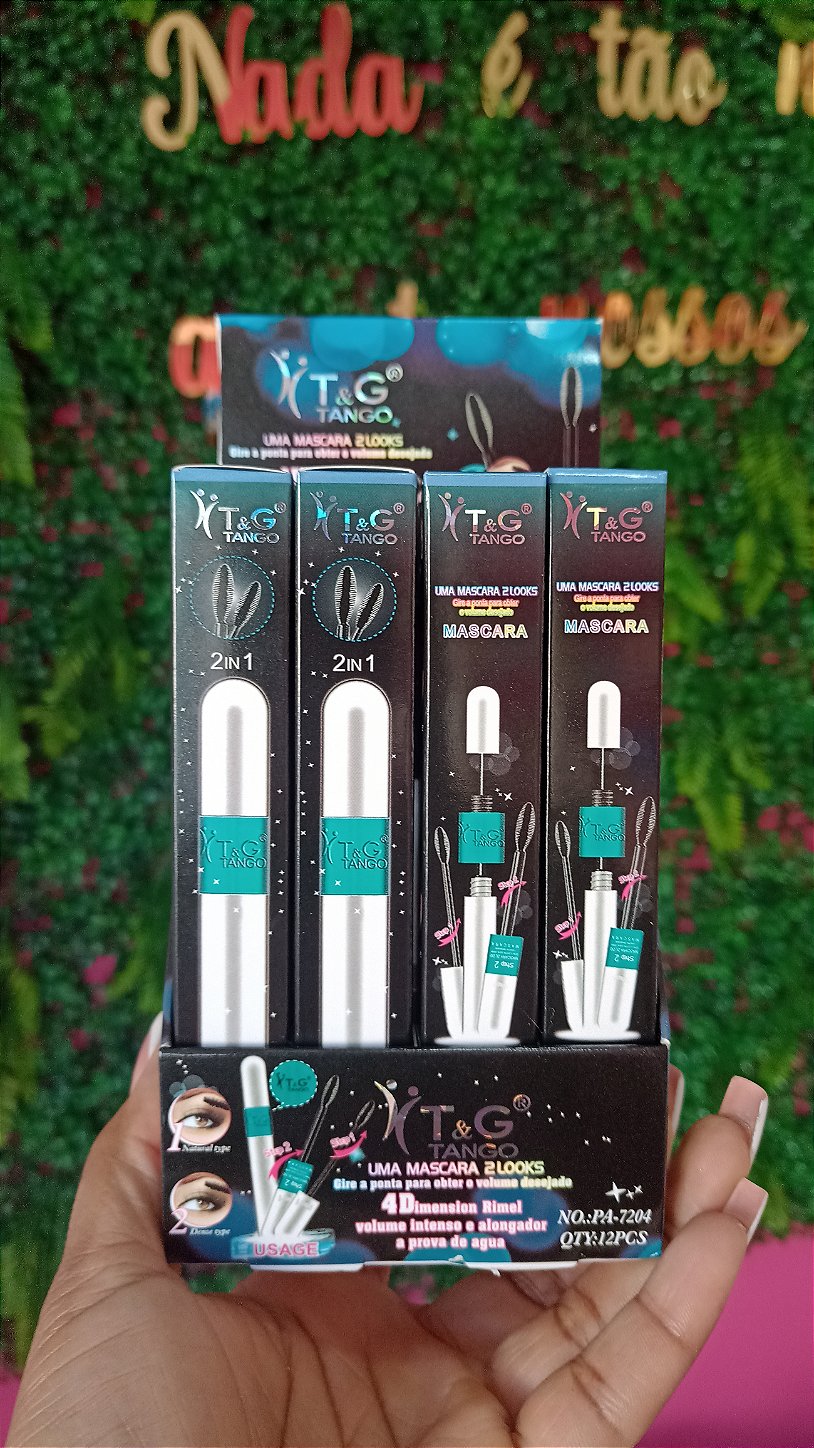Máscara de Cílios 2 em 1 T&G Tango
