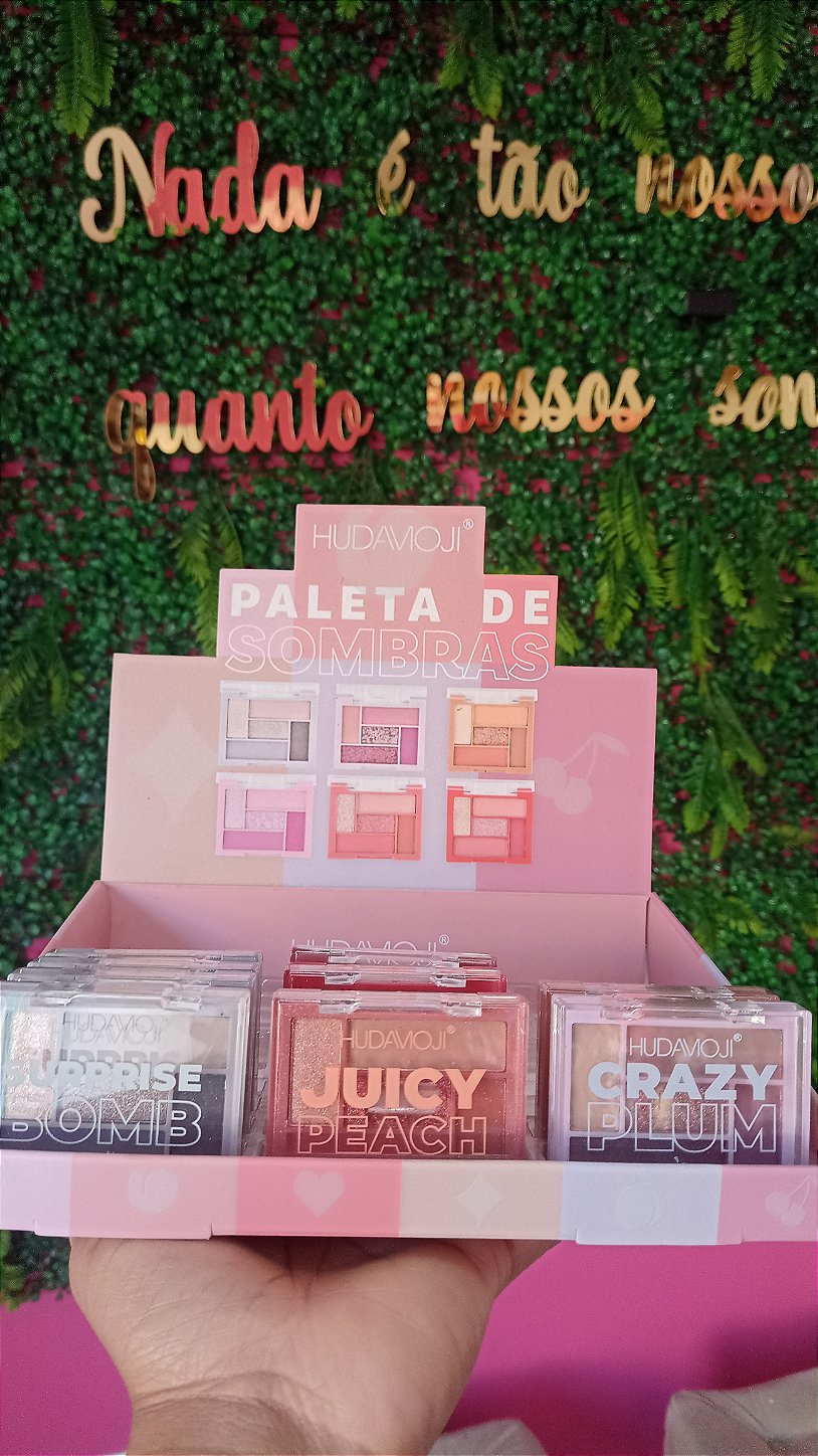 Paleta de Sombras Hudamoji Crazy Plum