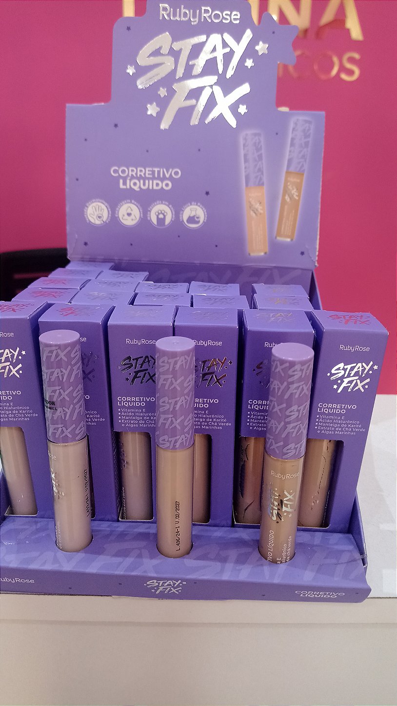 Corretivo Líquido Stay Fix Ruby Rose