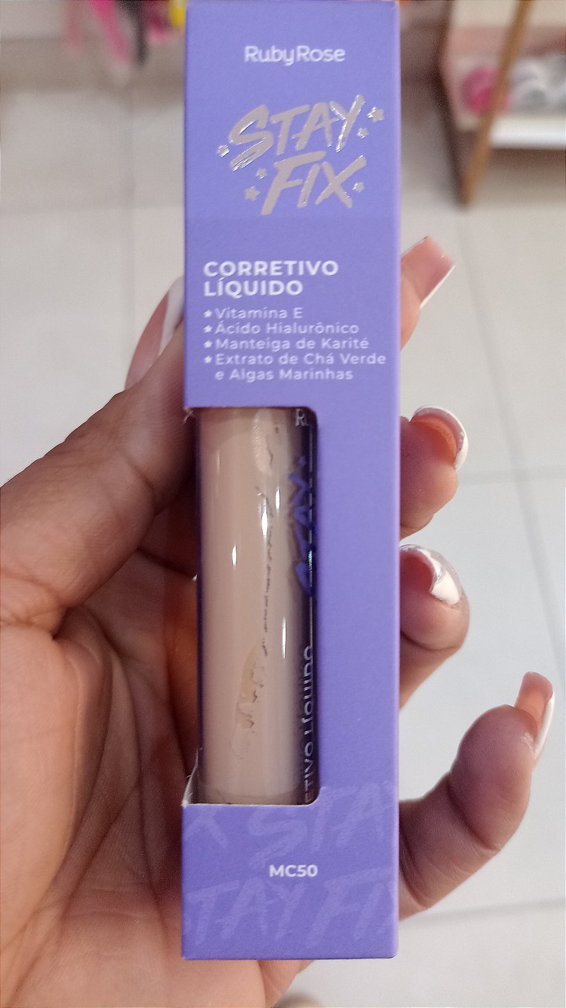 Corretivo Líquido Stay Fix Ruby Rose