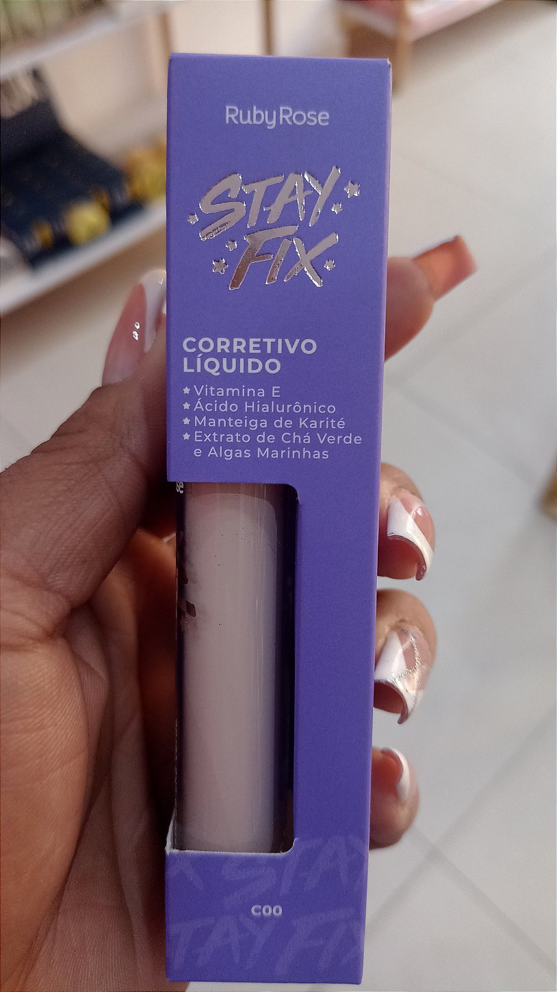 Corretivo Líquido Stay Fix Ruby Rose