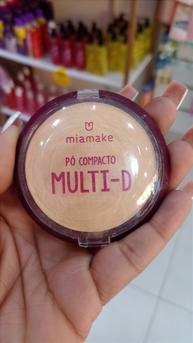 Pó Compacto Multi-D Miamake Acabamento Aveludado