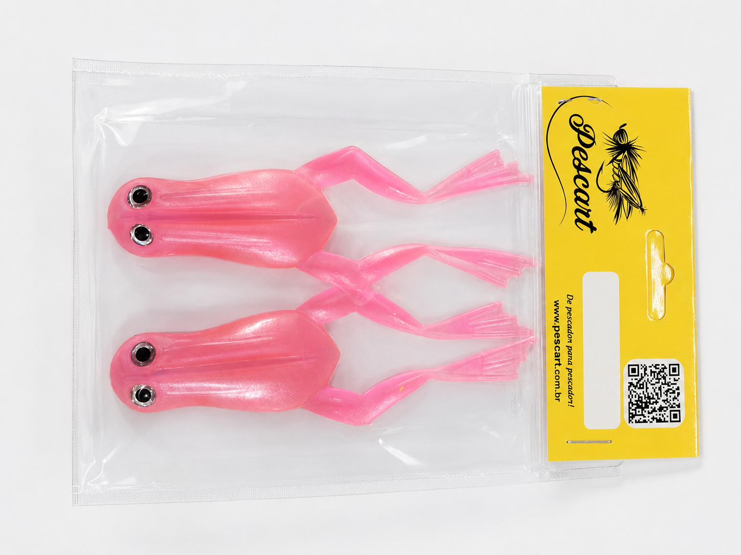 Kit 2 Sapinhos silicone Pescart 9,5cm