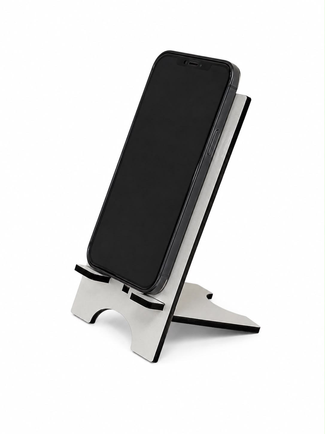 Kit Porta Celular para mesa MDF Branco 3mm - 10 Unidades