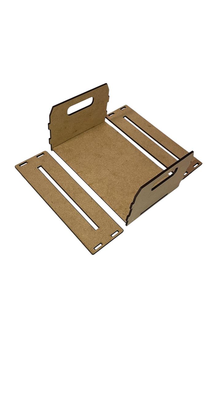 Kit Caixote MDF Cru 20X13X8CM Presentes/Cestas 5 Unidades