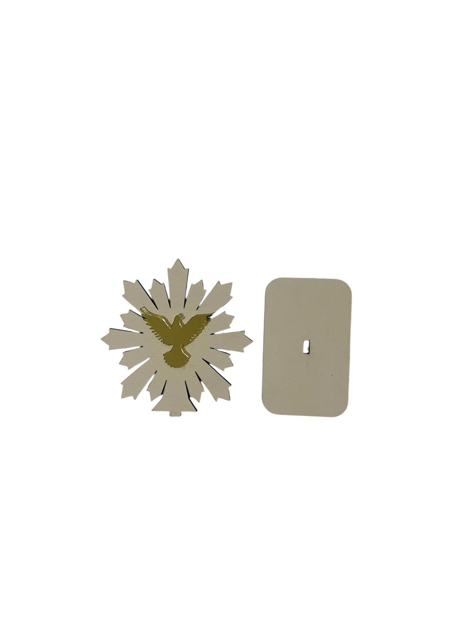 KIT DIVINO ESPIRITO SANTO / MDF BRA 3MM E ACRIL DOUR / 10 UNIDADES