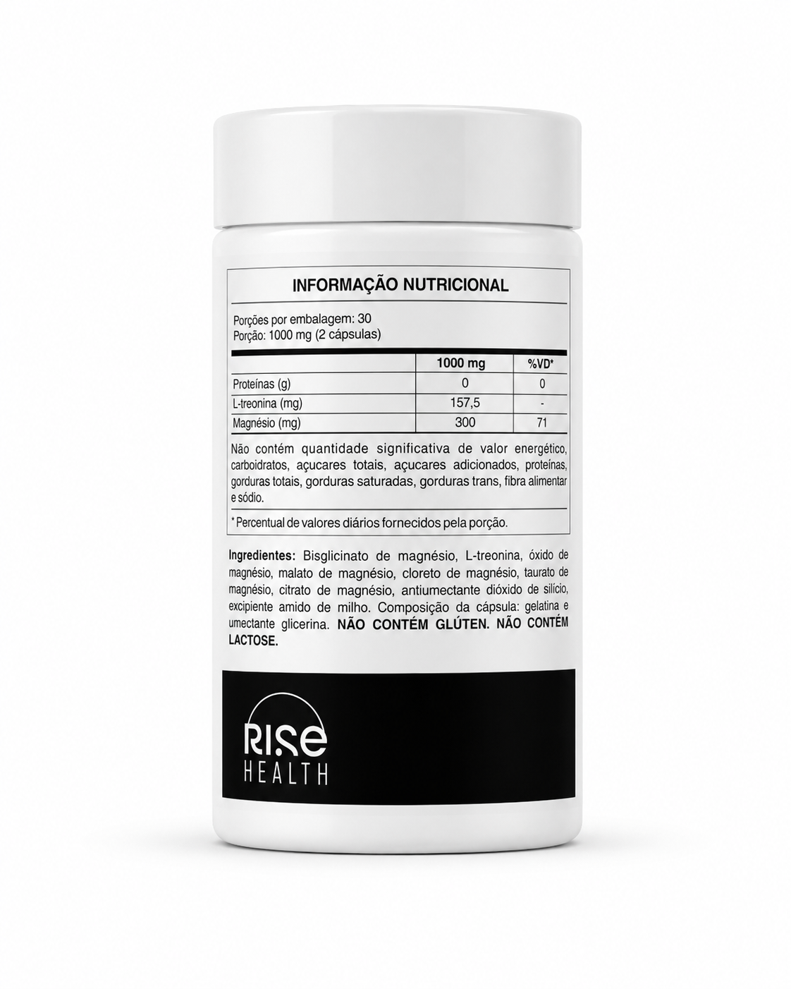 6 Magnésios + L-Treonina - Suplemento Alimentar - 60 Cápsulas