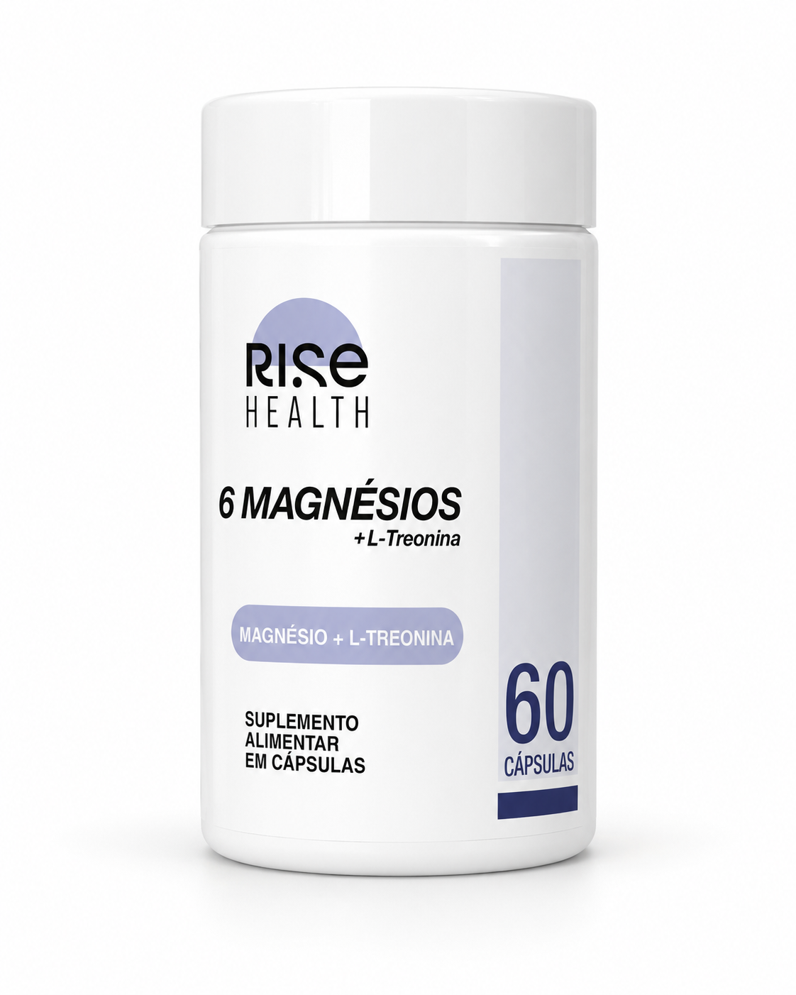 6 Magnésios + L-Treonina - Suplemento Alimentar - 60 Cápsulas