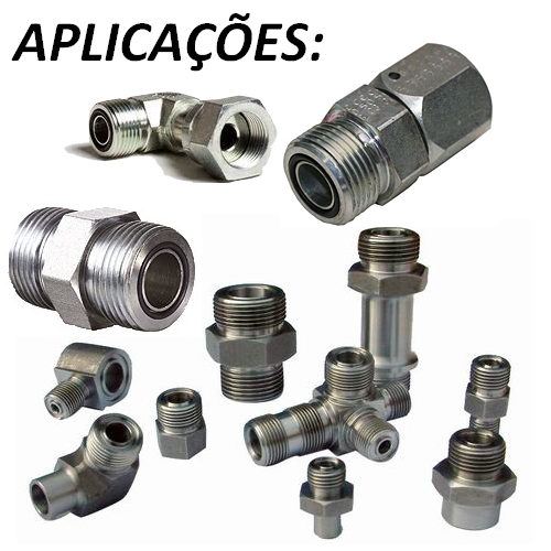 Kit de Anéis KitOring Face Plana - 98 peças (terminais/conexões)