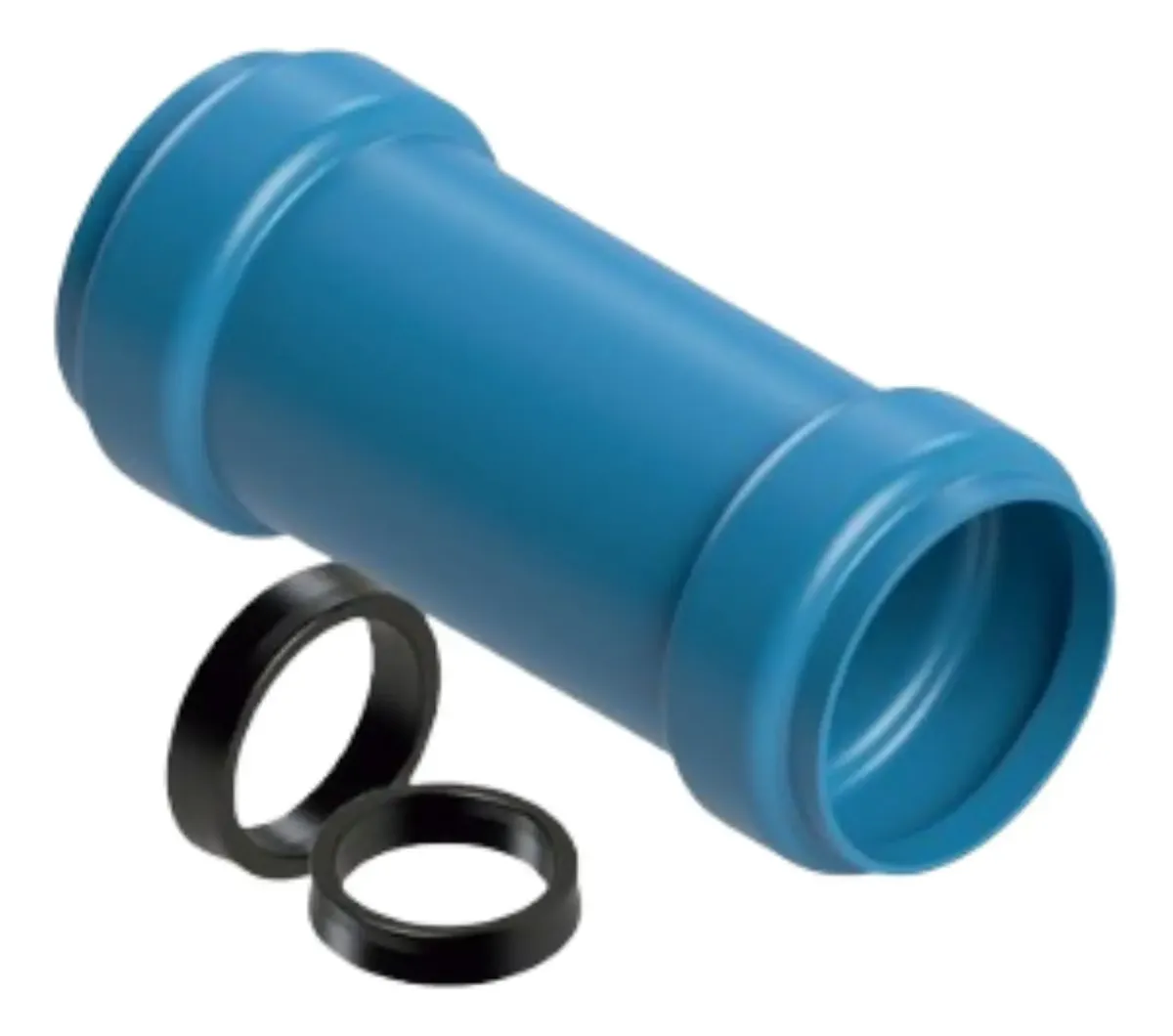 Luva De Correr 100mm Azul Com Anel Irrigação