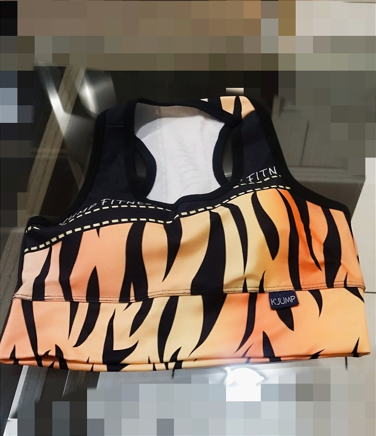 Conjunto Feminino Fitness Estampa Onça