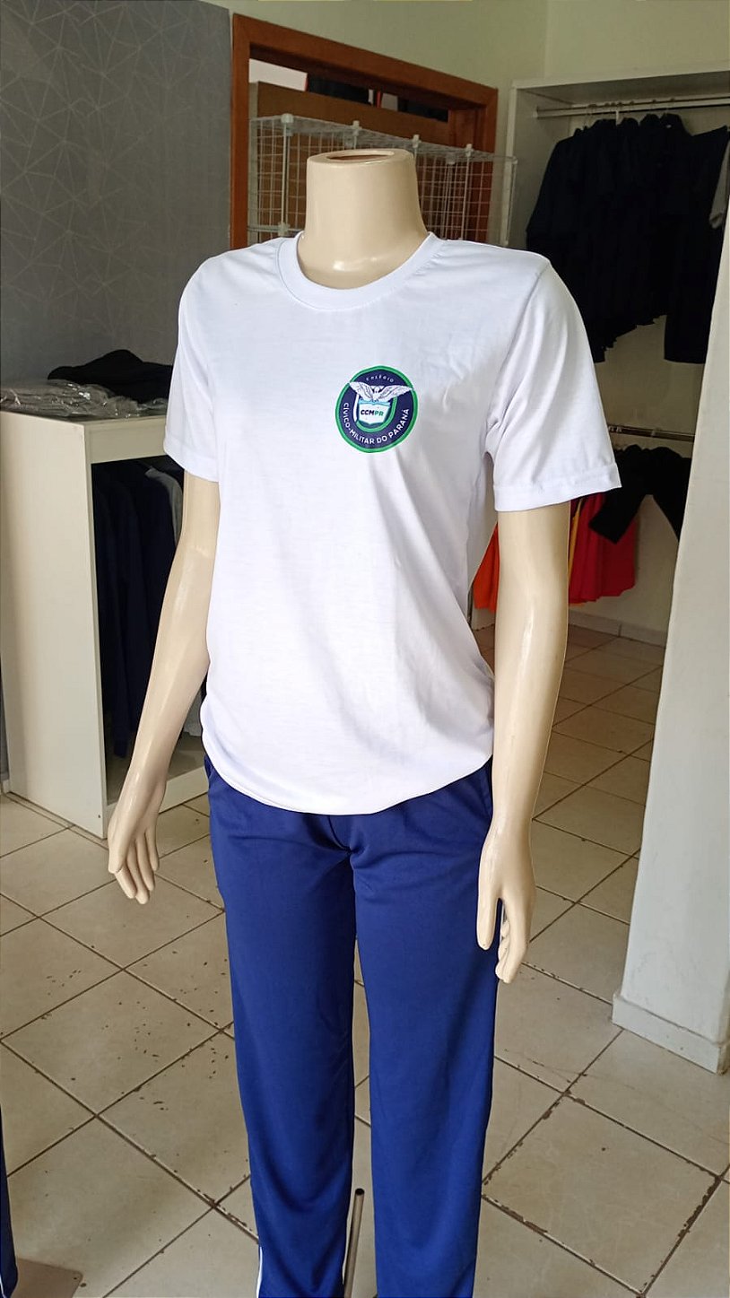 Camiseta Poliviscose Colégio Cívico Militar PR