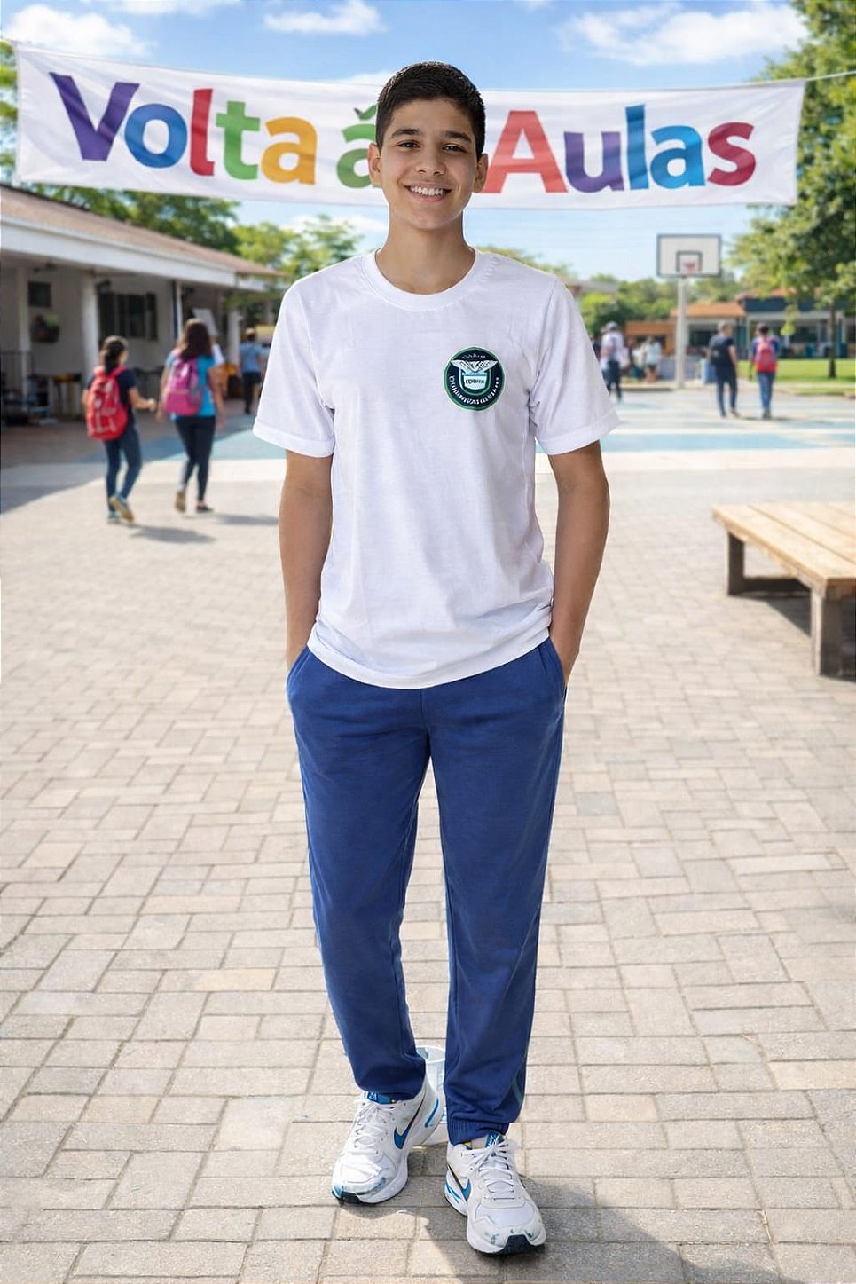 Camiseta Poliviscose Colégio Cívico Militar do Paraná