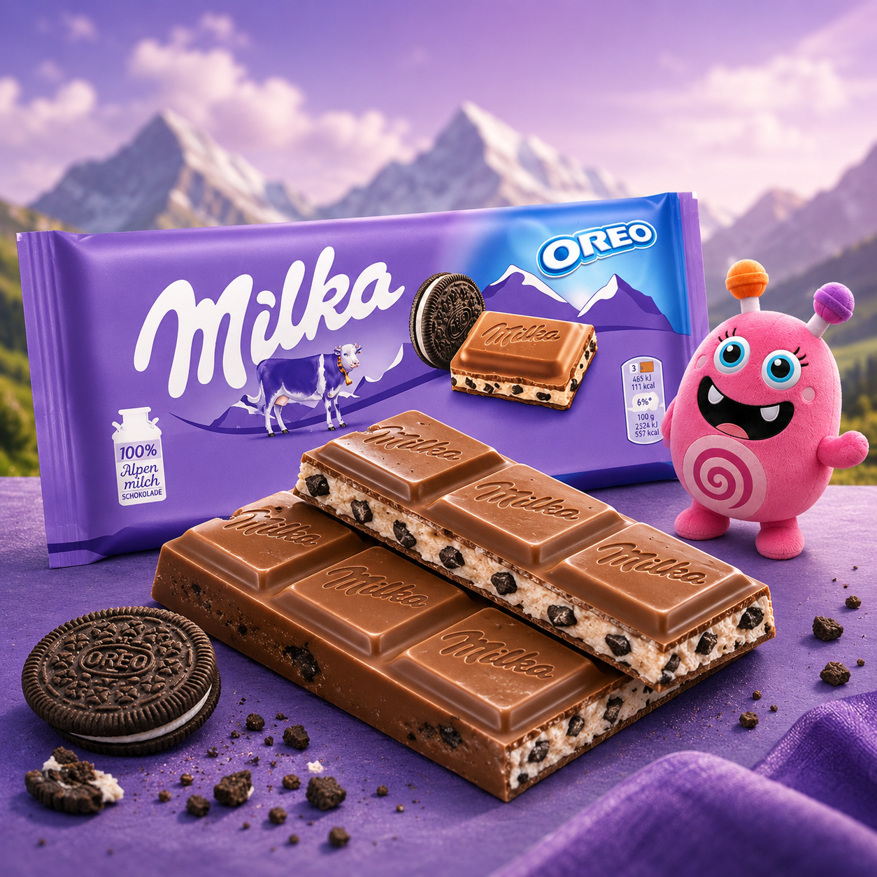 Chocolate Milka Oreo 100g