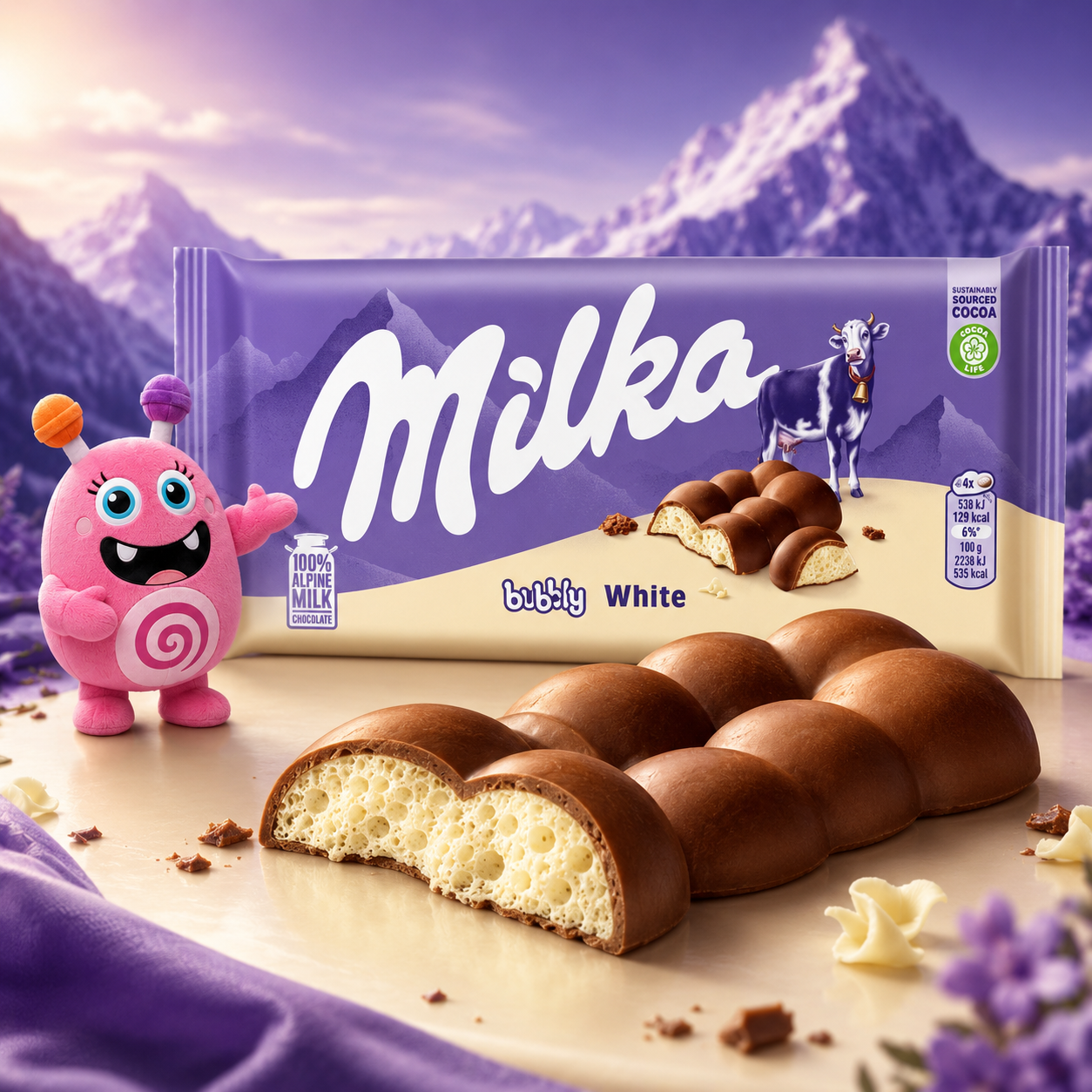 Chocolate Milka White 100g