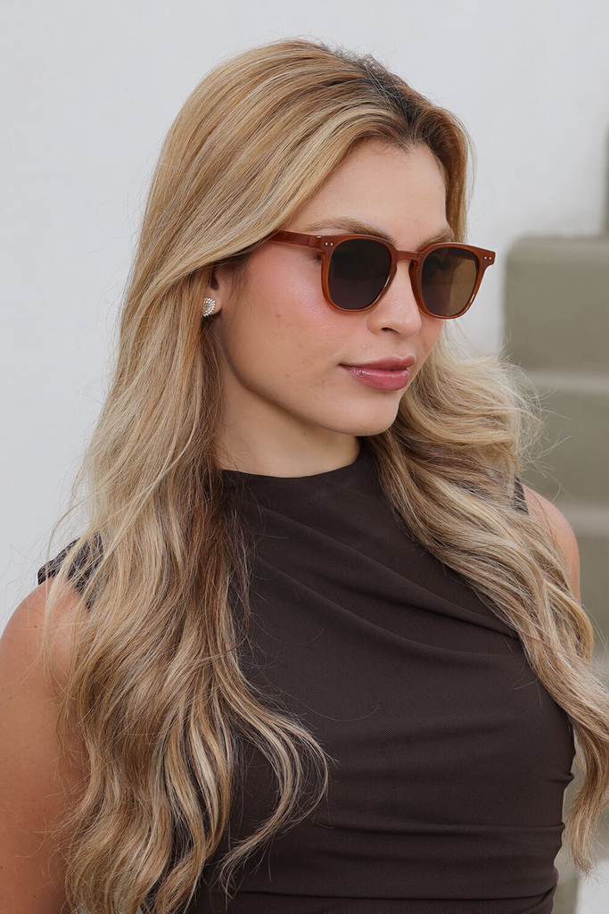 Óculos de sol Freedon caramelo - unissex