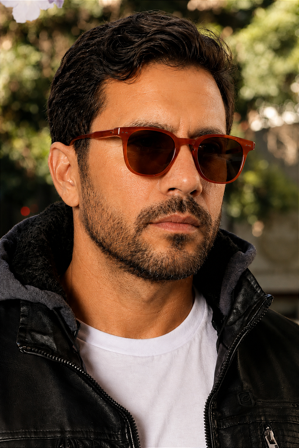 Óculos de sol Freedon caramelo - unissex