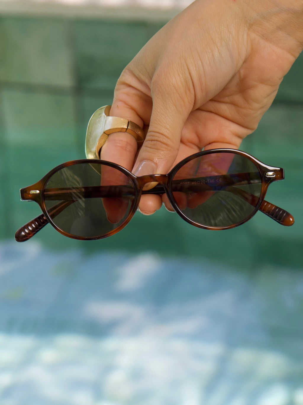 Óculos de sol Future marron camuflado 2.0 - acetato