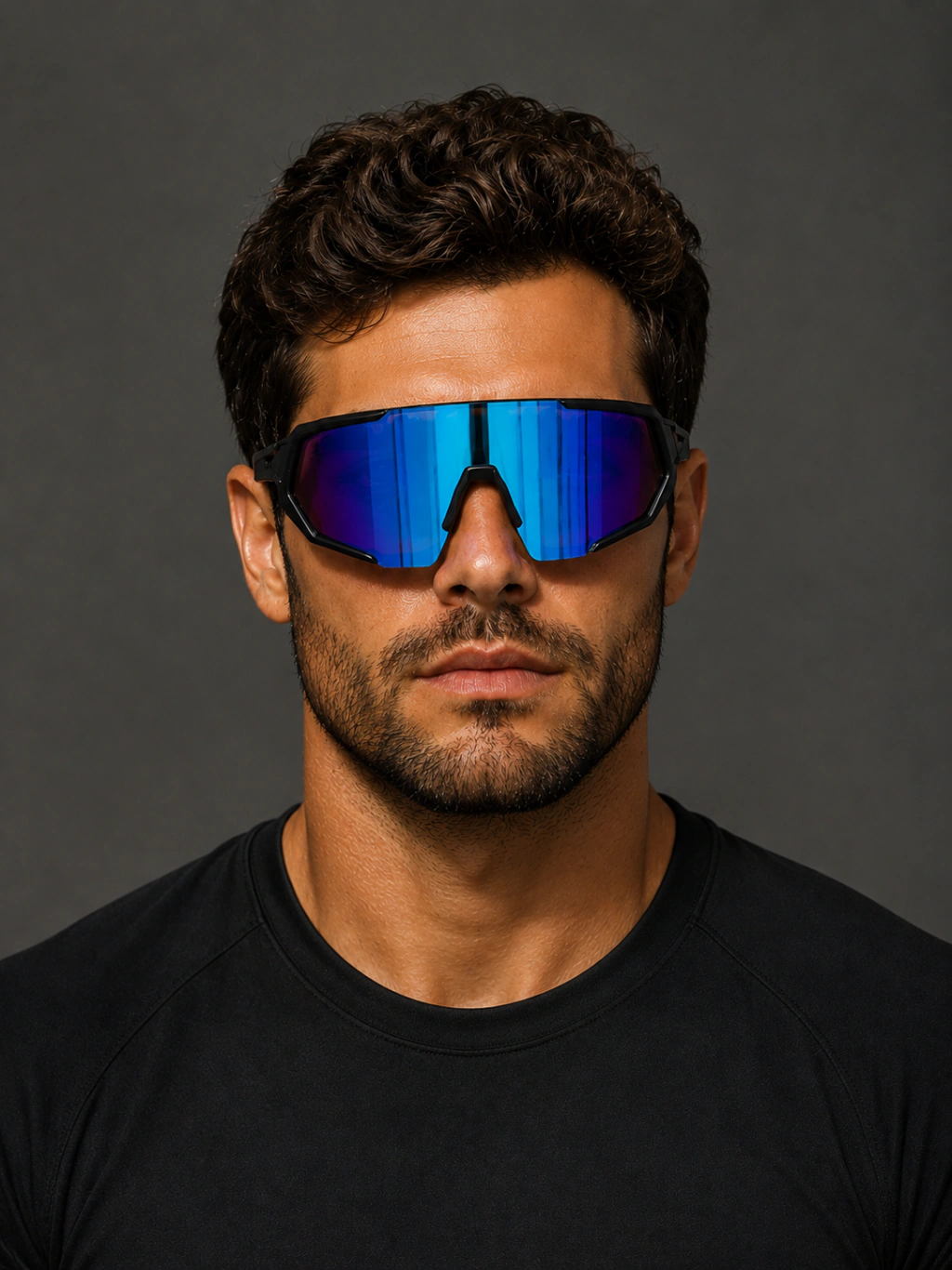 Óculos de sol esportivo Strong 2.0 azul com verde