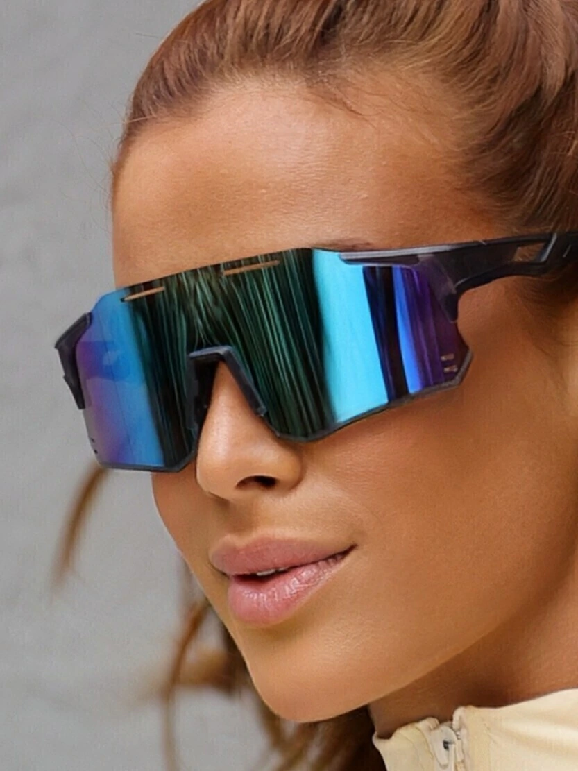 Óculos de sol esportivo Circuit 2.0 azul com preto
