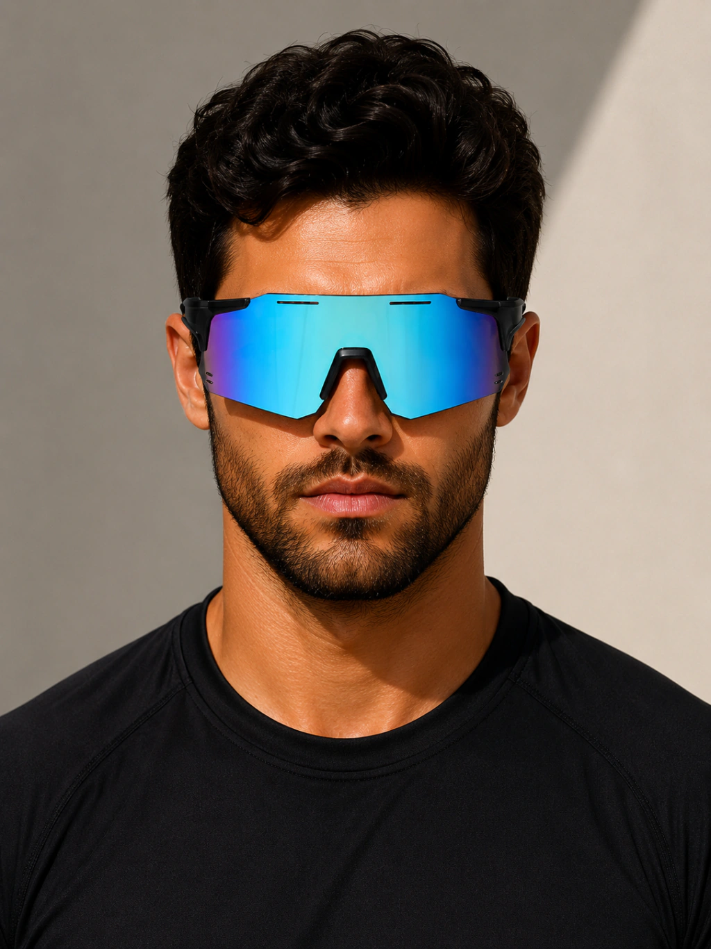 Óculos de sol esportivo Circuit 2.0 azul com preto