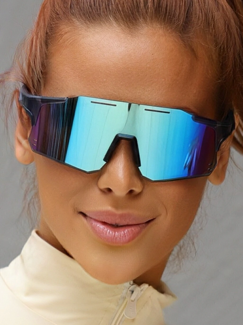 Óculos de sol esportivo Circuit 2.0 azul com preto