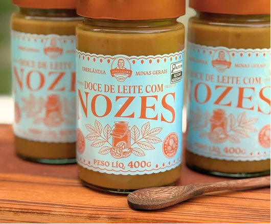 Doce de Leite Com Nozes 400g