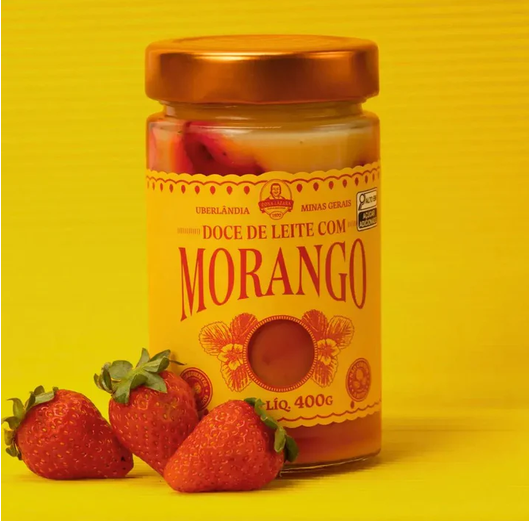 Doce de Leite Com Morango 400g