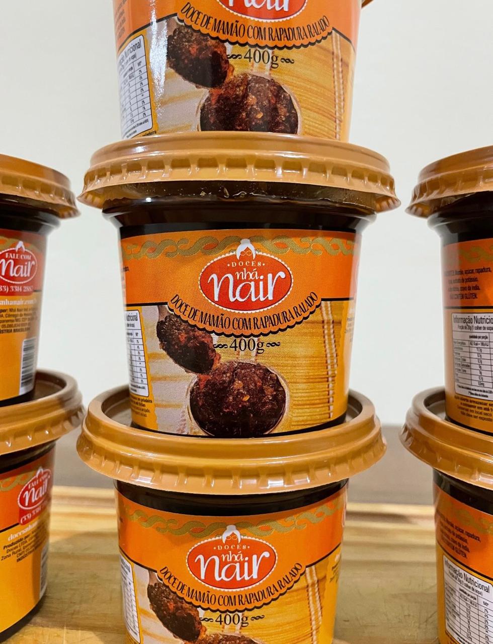 Doce de Mamão Ralado com Rapadura 400g