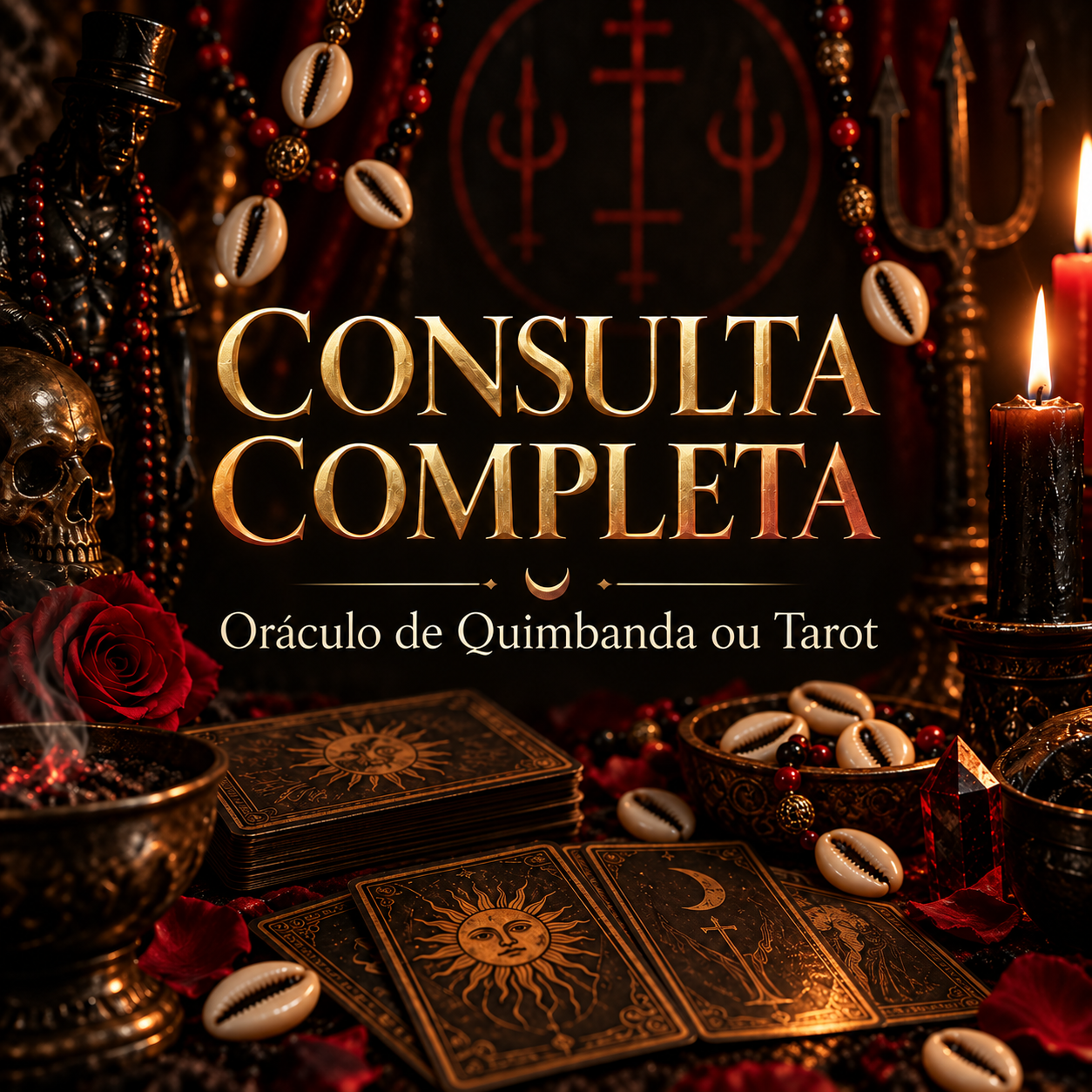CONSULTA COMPLETA - ORÁCULO DE KIMBANDA OU TAROT