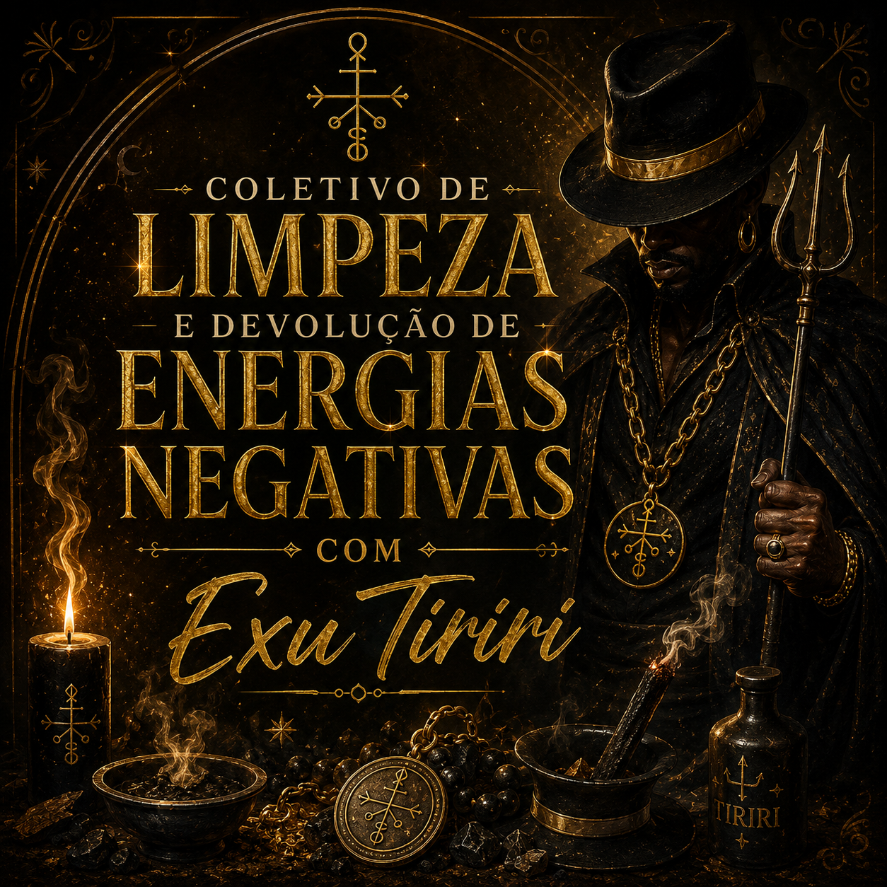 Coletivo de Limpeza e Devolução de Energias negativas - COM EXU TIRIRI! 14/08