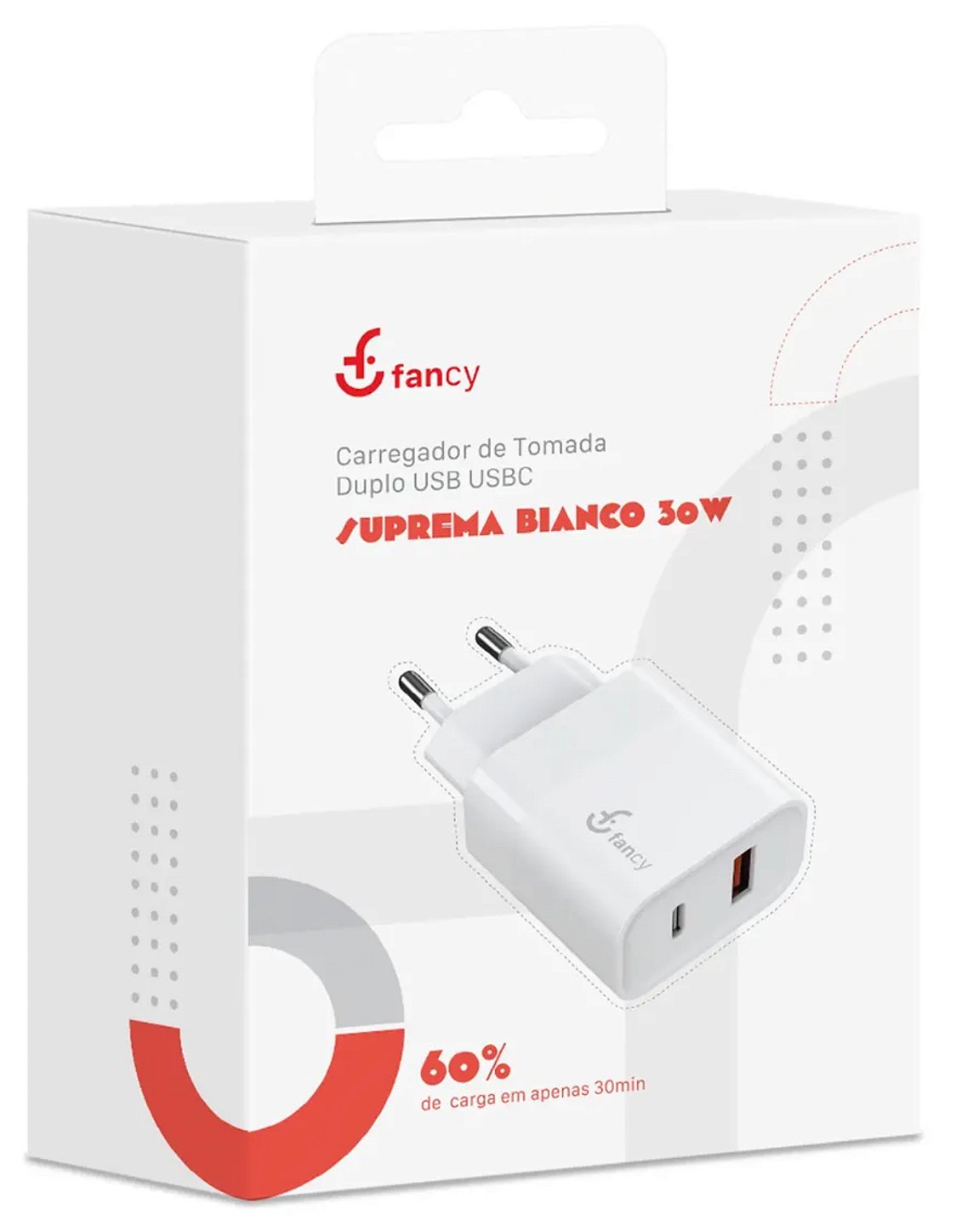 Carregador USB-C Fancy 30W