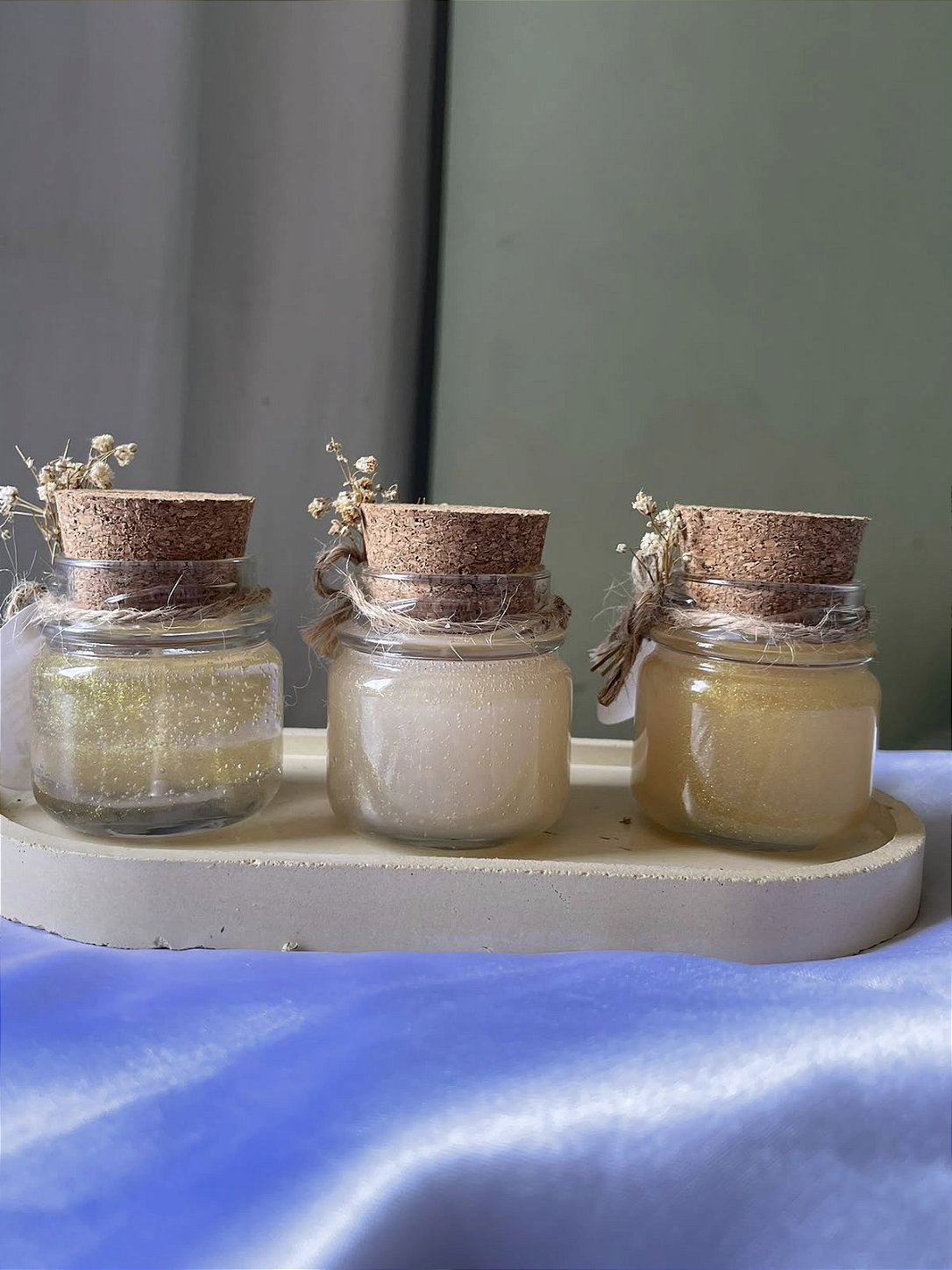 Vela Mini Pote Geleinha Decorativa