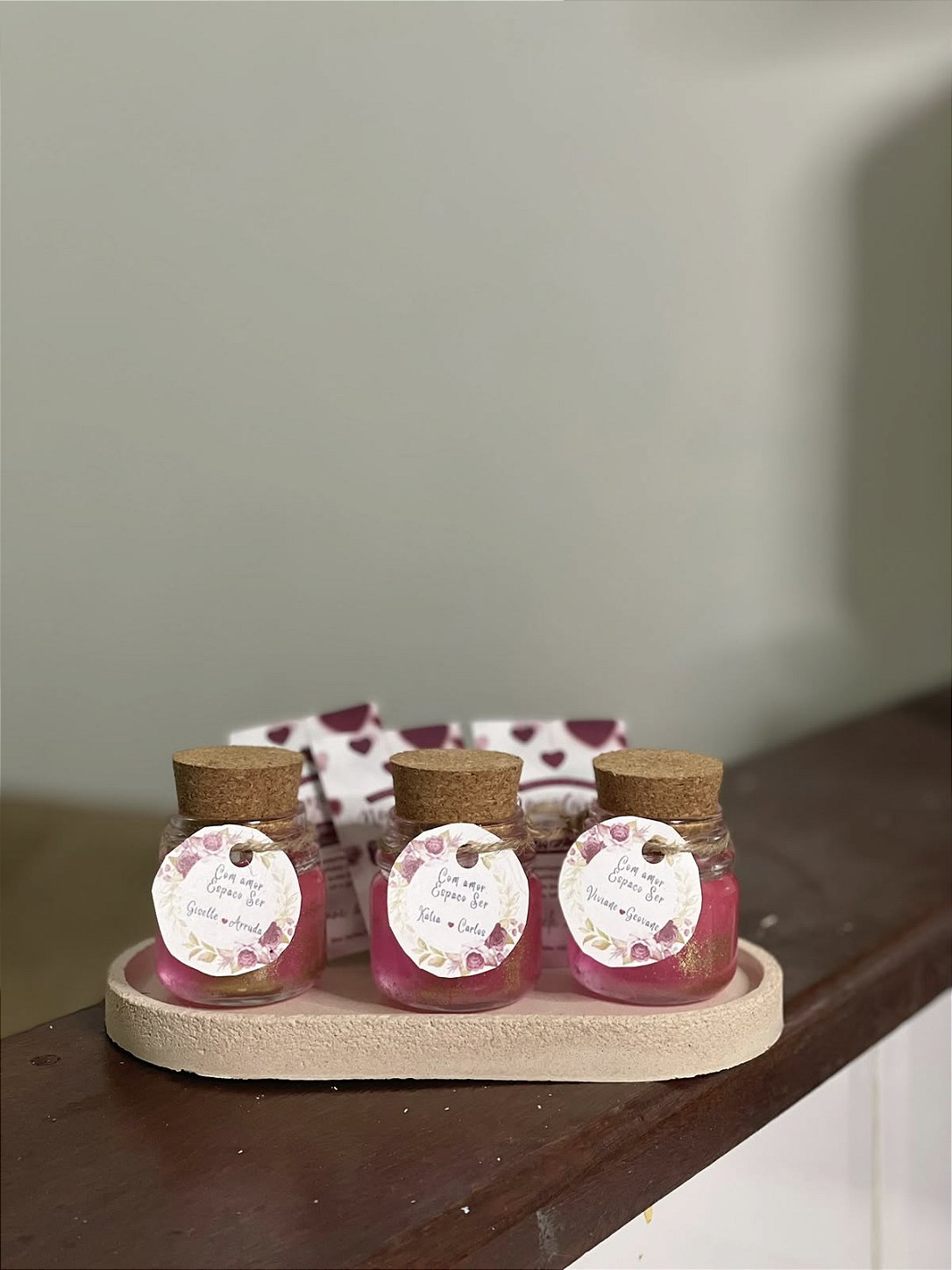 Vela Mini Pote Geleinha Decorativa