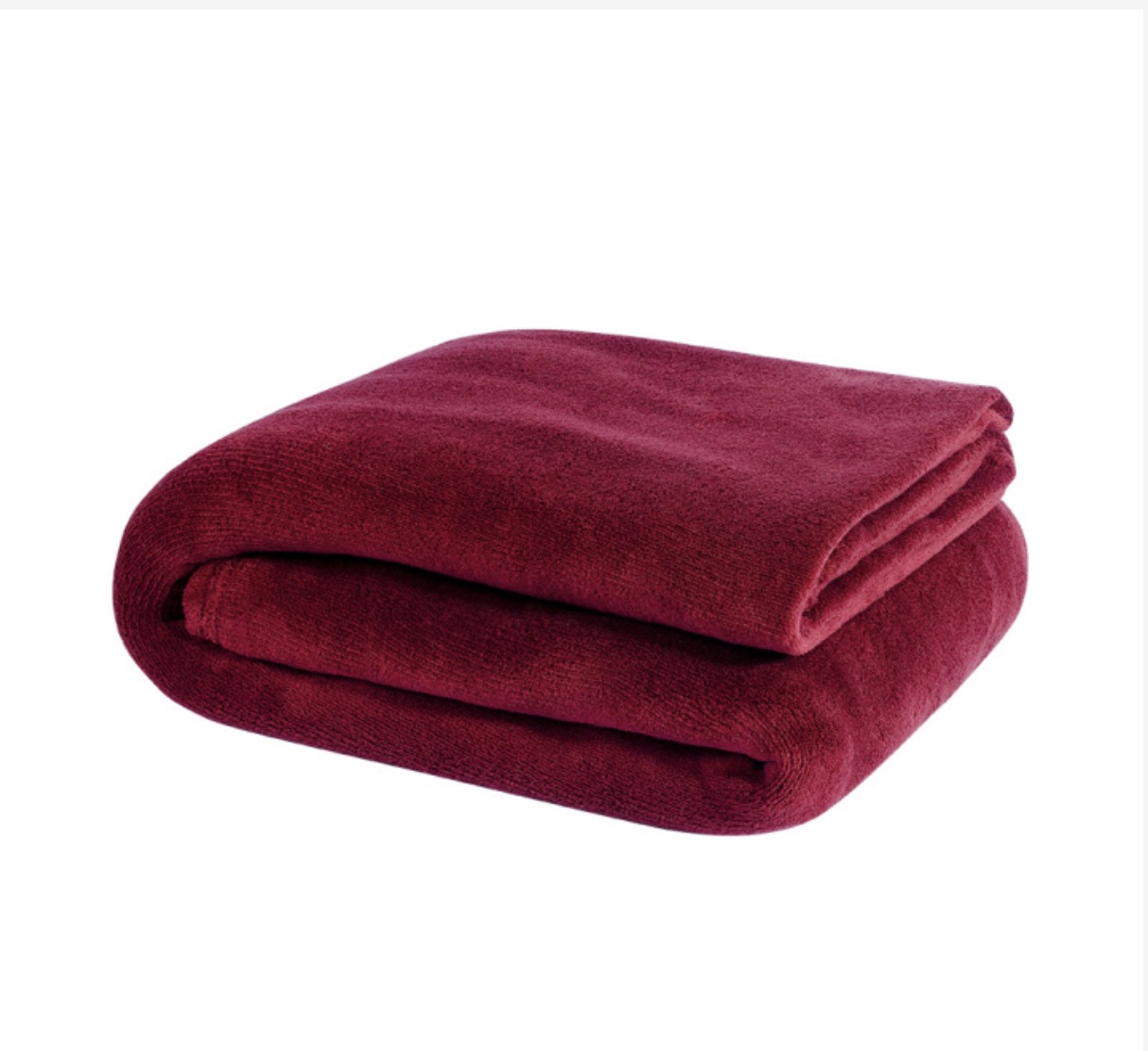 Manta Nevada Casal Juma Enxovais – Coral Fleece 180g | Vinho | 2,40m x 1,80m