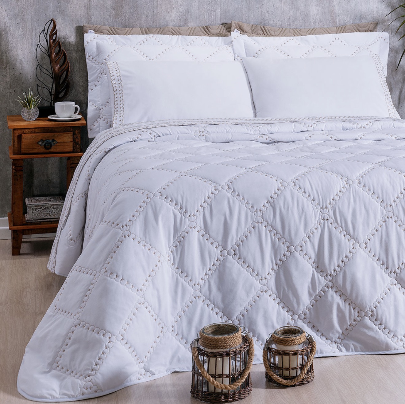 Kit Enxoval Ternura Queen – 7 Peças | Juma Enxovais