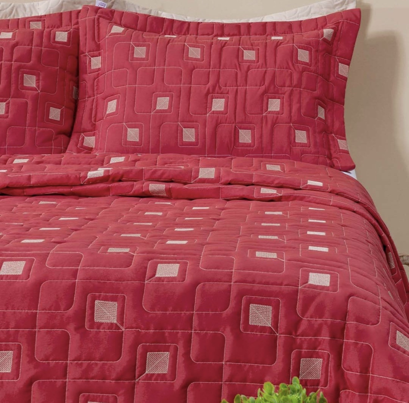 Cobre Leito Union Queen – Hipercal 200 Fios | Elegância, Conforto e Qualidade para o seu Quarto