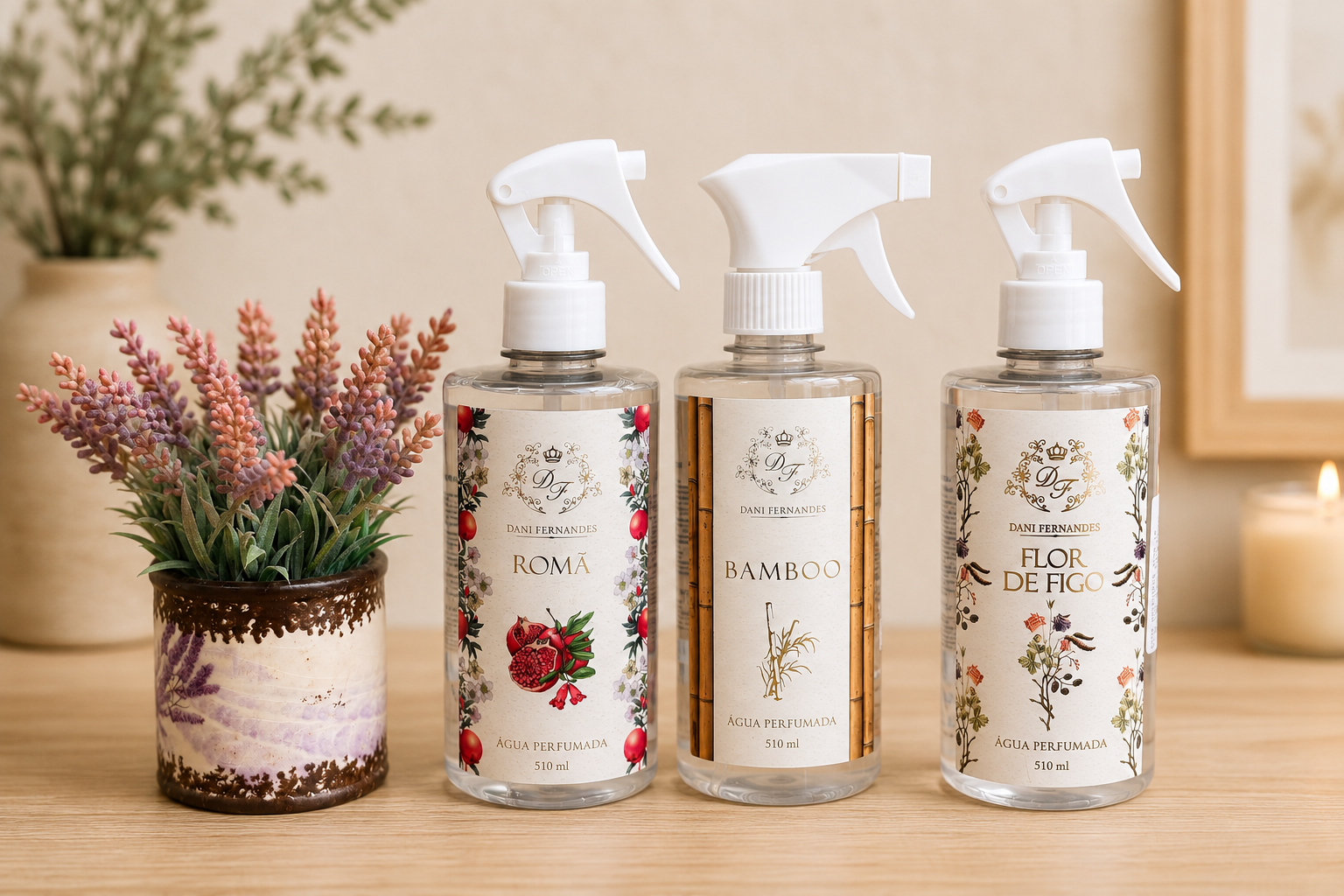 Agua Perfumada Dani Fernandes 510ml para Roupas e Ambientes