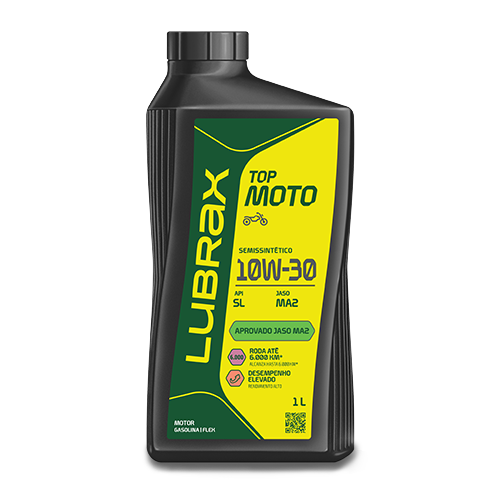 LUBRAX TOP MOTO 10W-30 MA2 SEMISSINTÉTICO