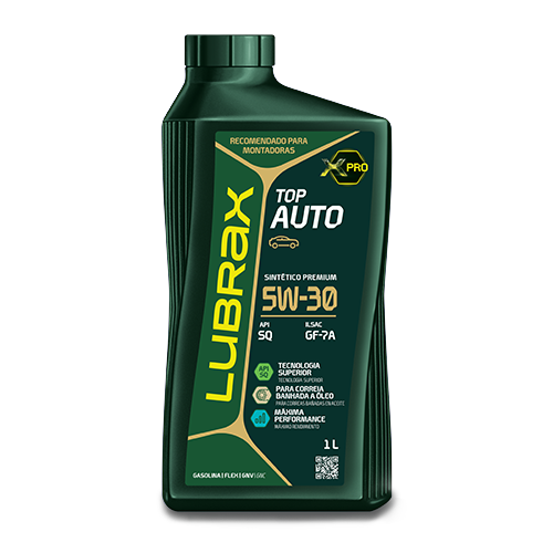 LUBRAX TOP AUTO 5W-30 SQ DX1 SINTÉTICO PREMIUM