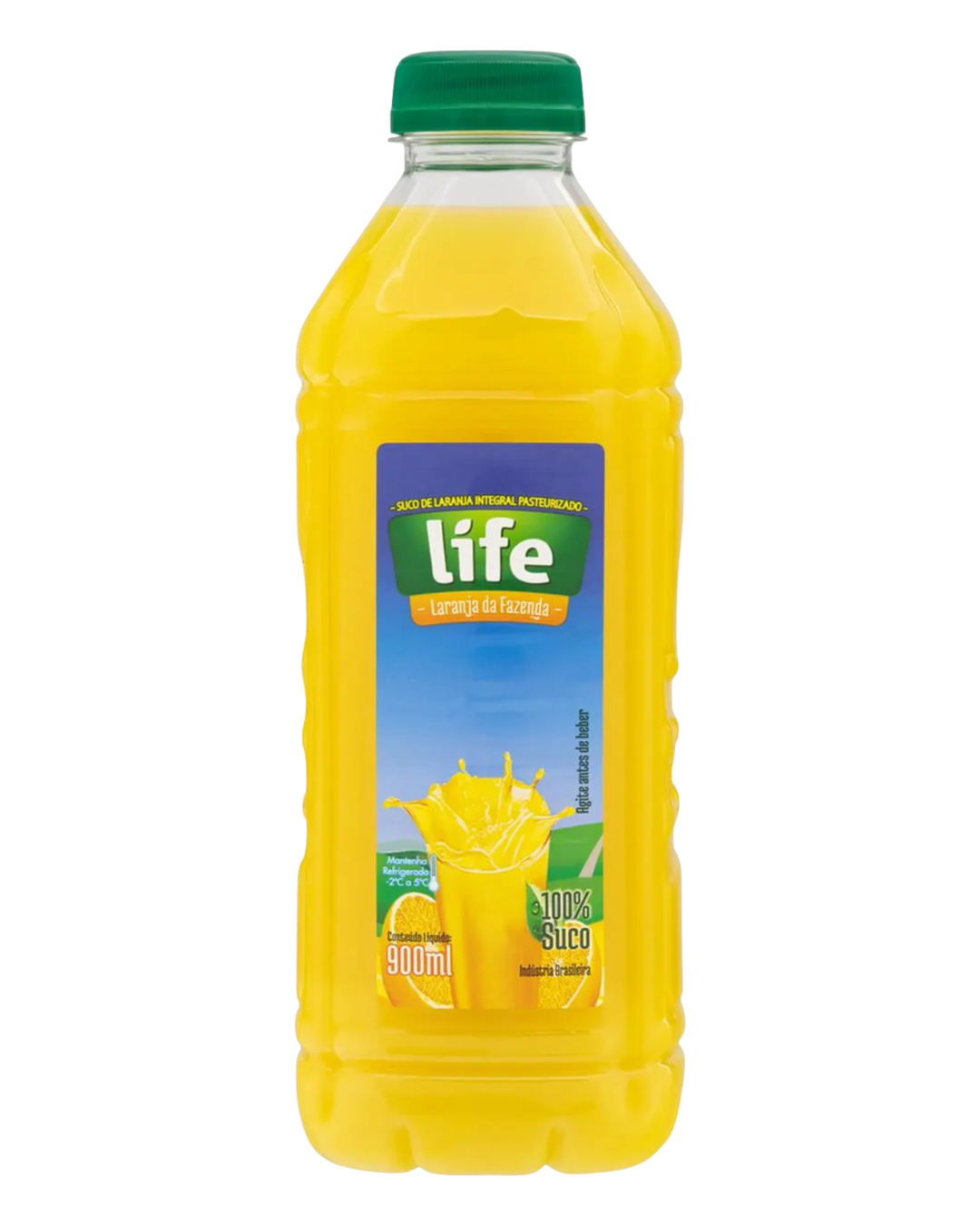 Suco Refrigerado Laranja Life PET 900ml