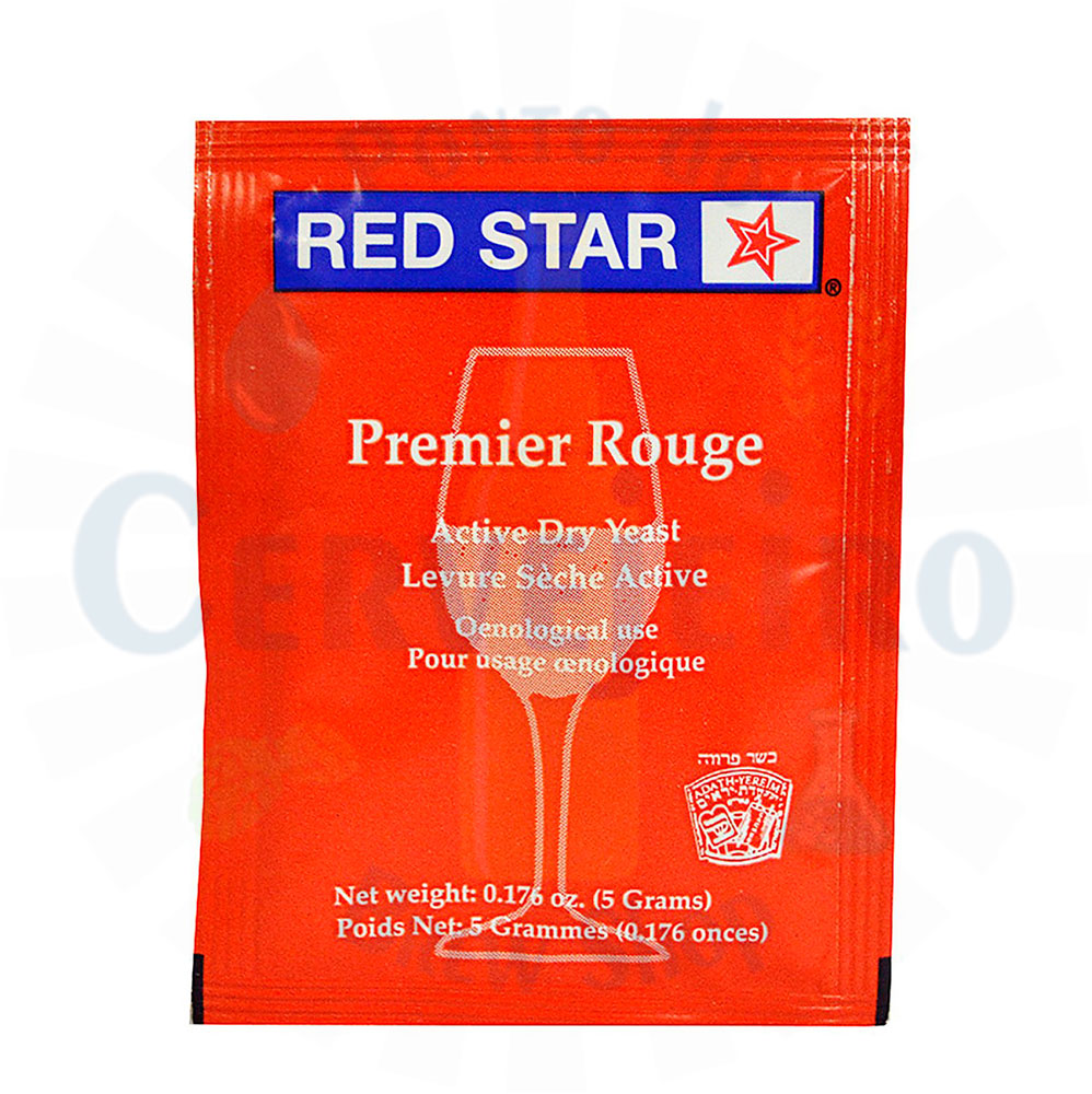 Levedura de Vinho Red Star Premier Rouge 5g