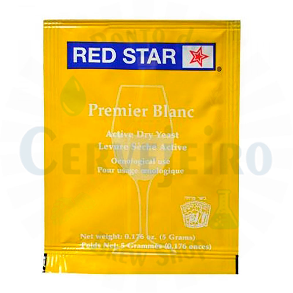 Levedura de Vinho Red Star Premier Blanc 5g