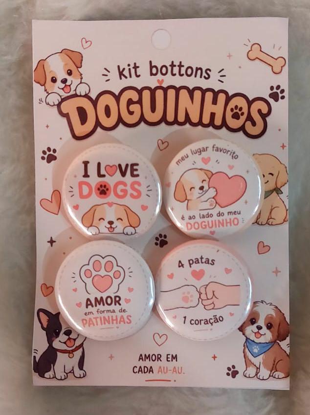 KIT de Bottons de Doguinhos