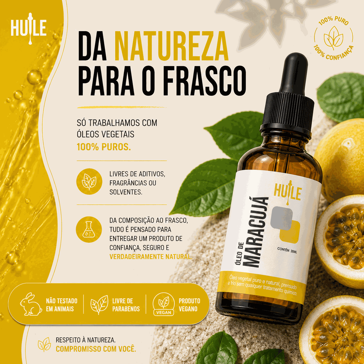Kit 2x Óleo de Maracujá