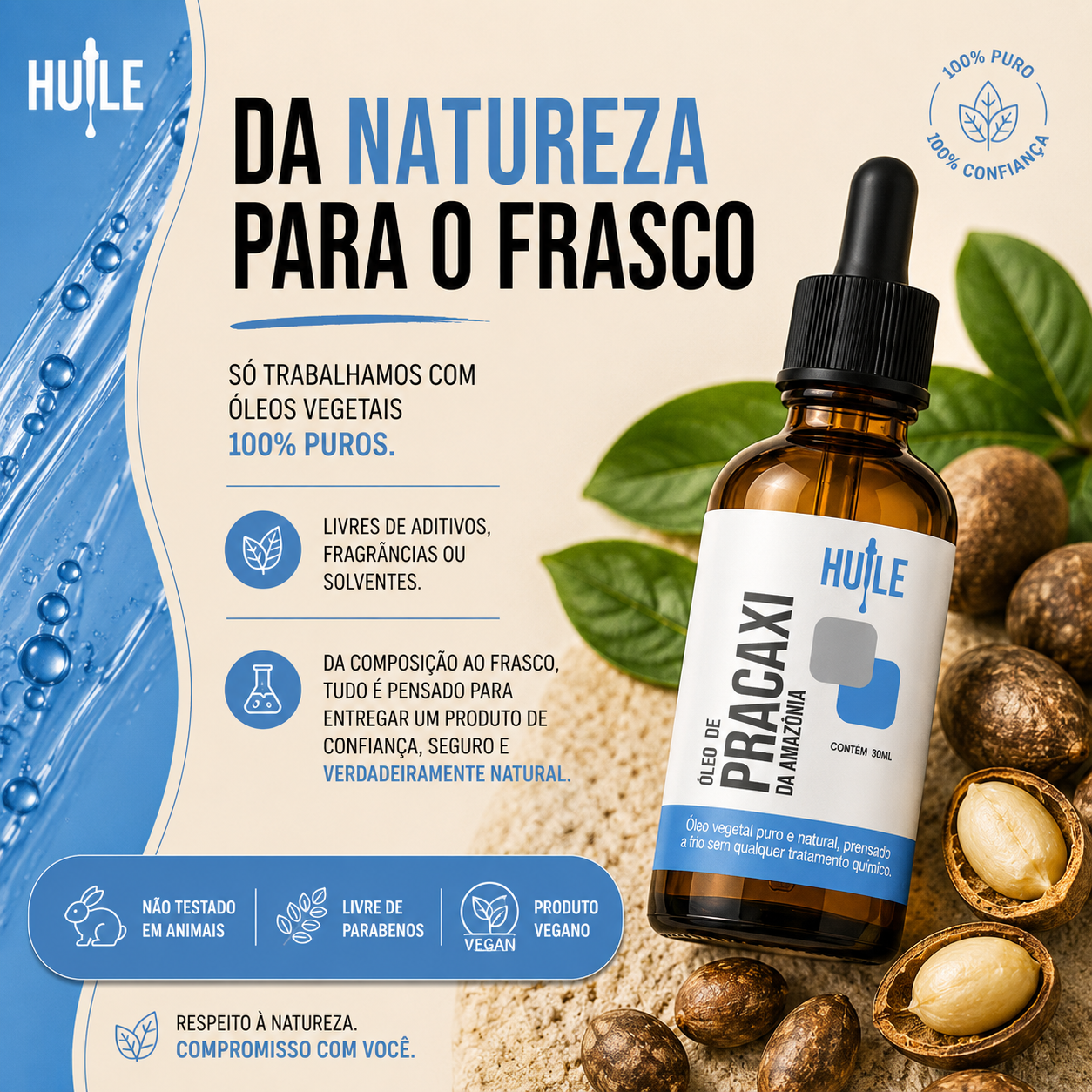 Kit 2x Óleo de Pracaxi da Amazônia