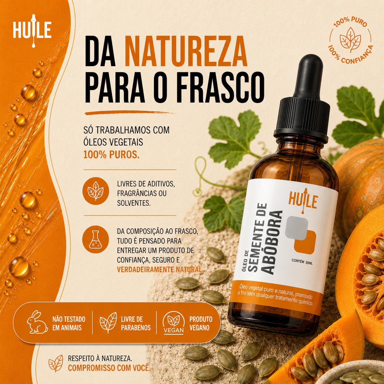 Kit 2x Óleo de Semente de Abóbora