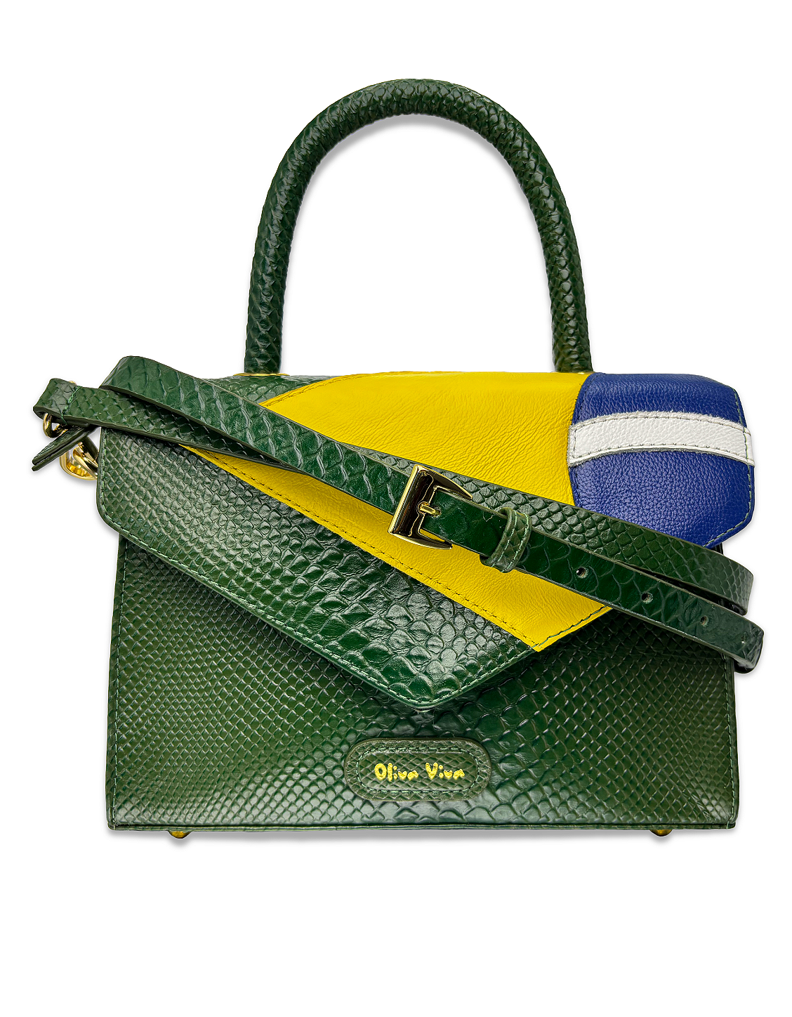 Bolsa Brasil Vereda Tropical Couro Legítimo - Brasilidade que Inspira